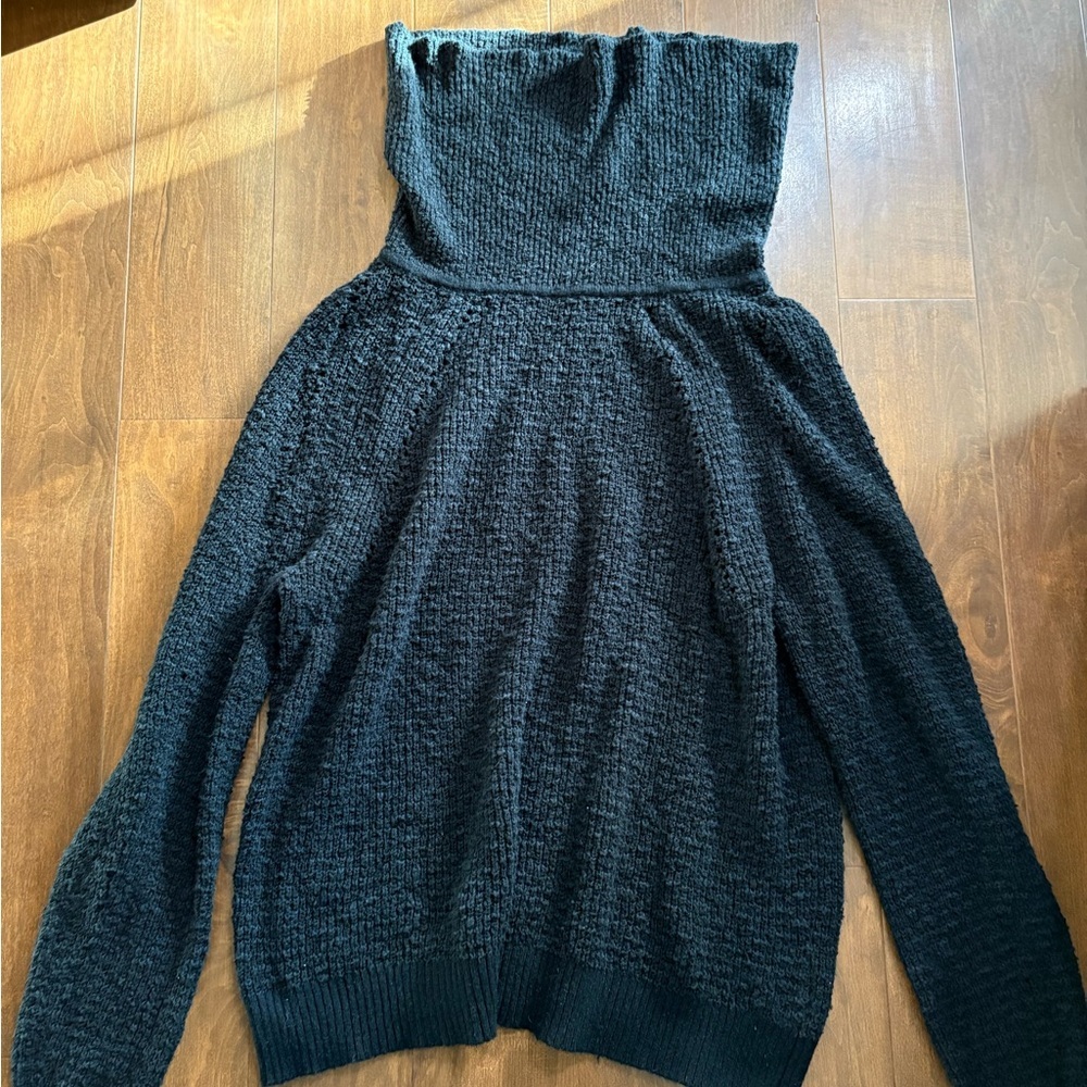 Free People By Your Side Cowl Neck Sweater Pullover M - Picture 3 of 4